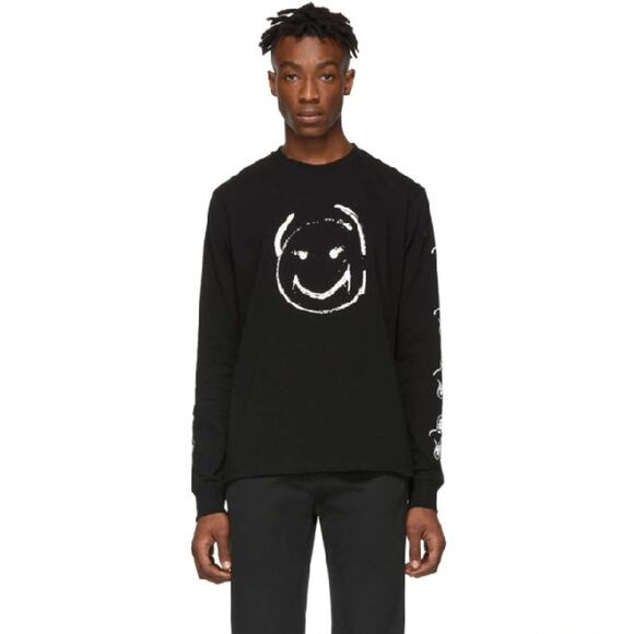 Undercover Jun Takahashi Smiley Vlads Crew Sweater size 3/L $350 - Picture 1 of 11